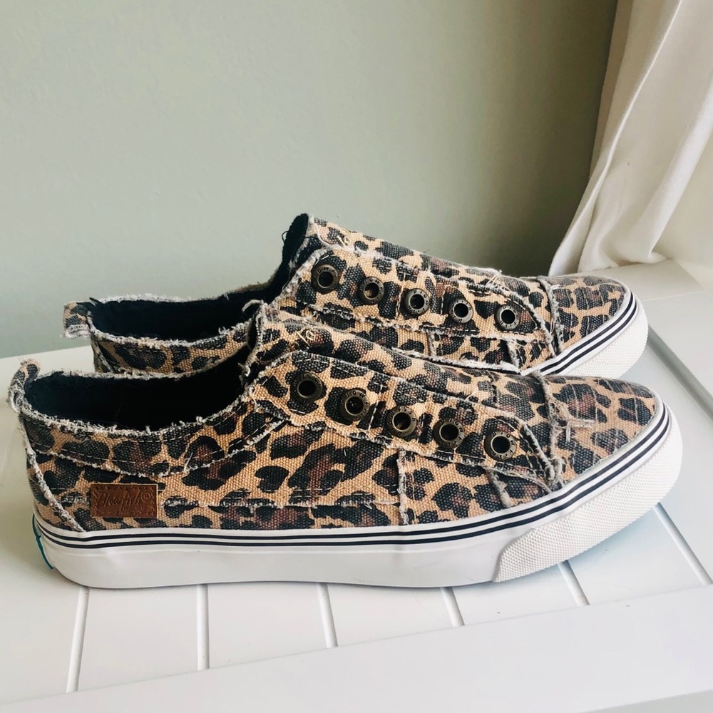 Blowfish leopard sneakers